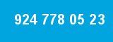 924 778 05 23